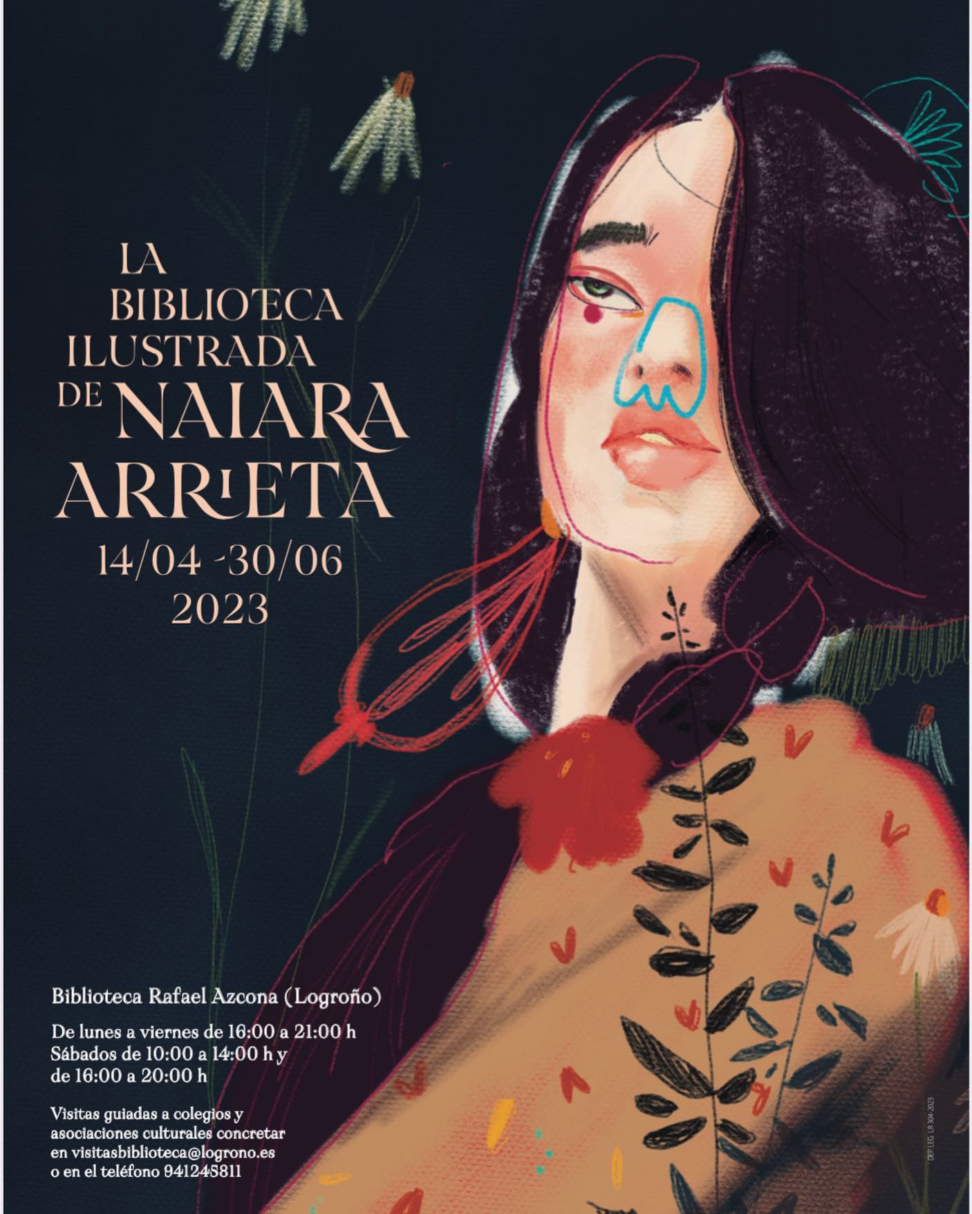 Naiara Arrieta protagoniza este año el proyecto artístico cultural ‘La Biblioteca ilustrada’
