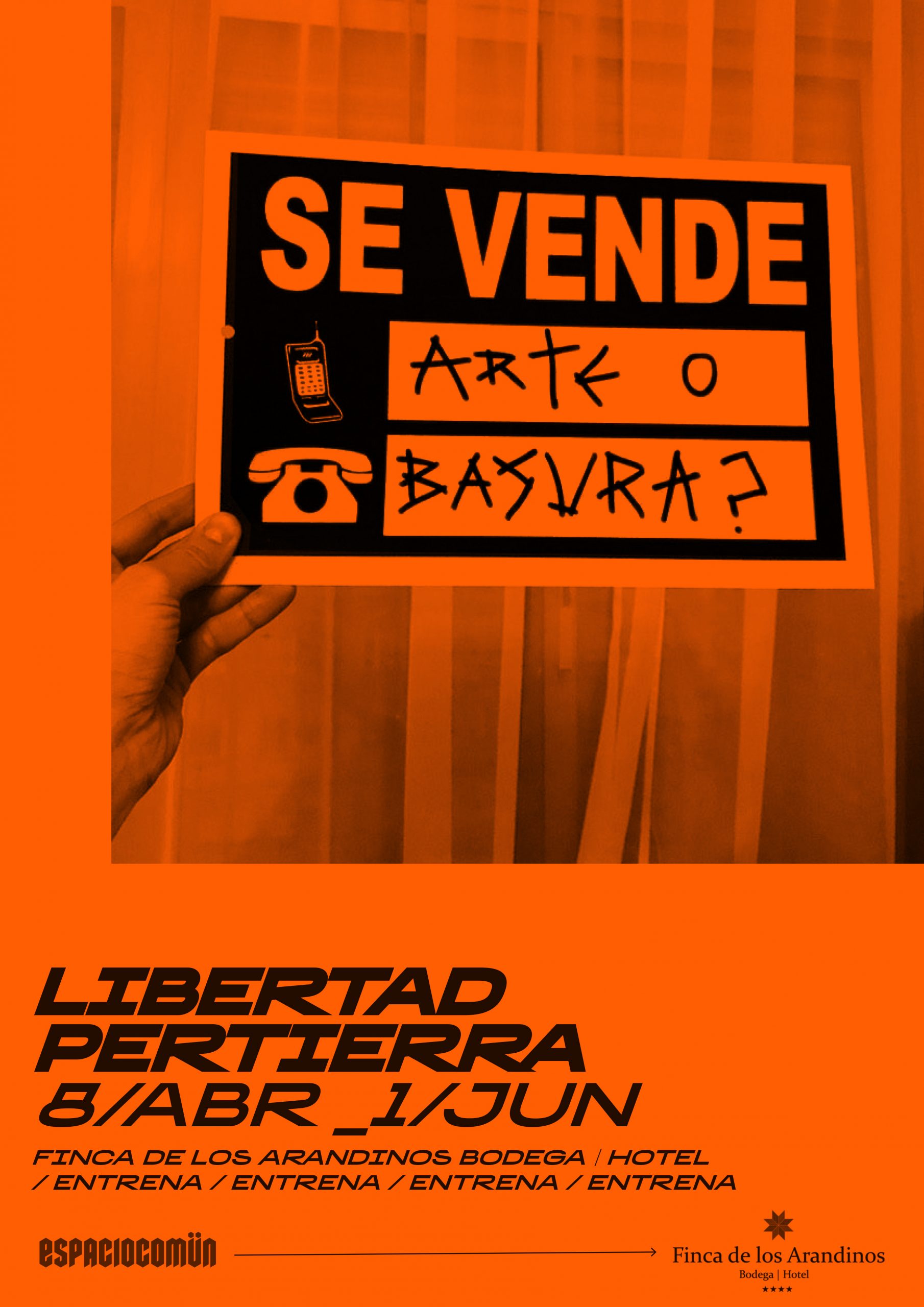 ARTE O BASURA: Libertad Pertierra en bodega hotel Arandinos